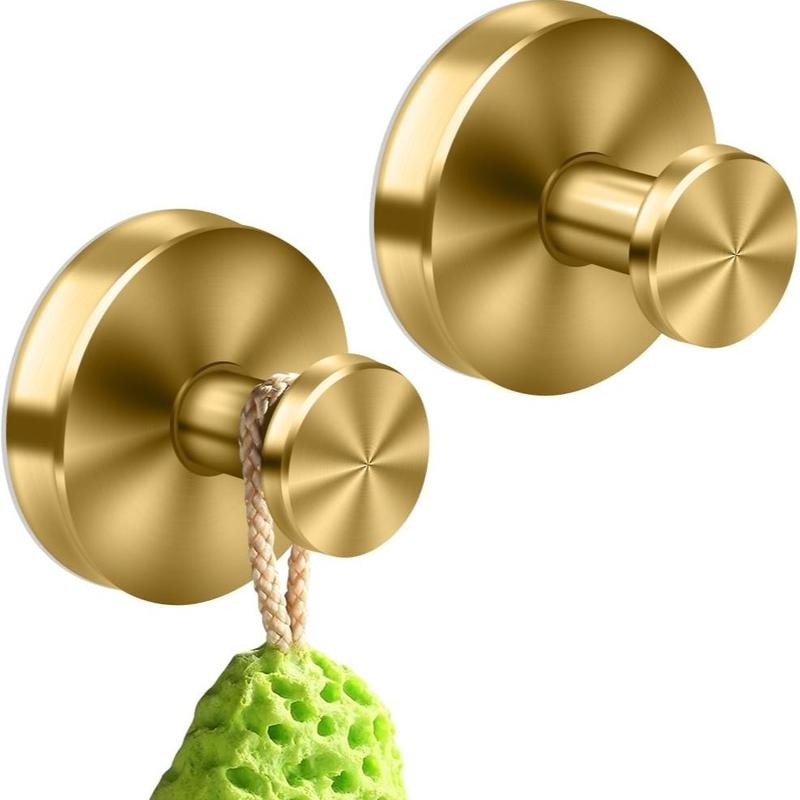 Moderne håndklædekrog til badeværelset – Drejelås-sugekopssystem – Aftagelig og genanvendelig – Uden skader