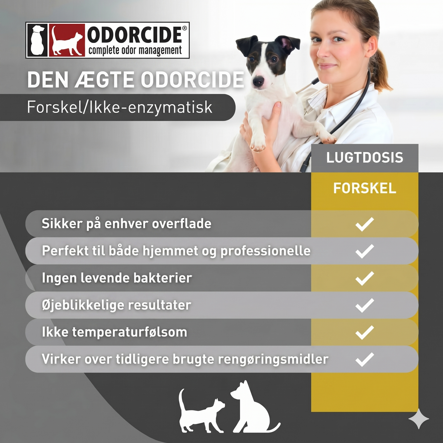 Kraftig lugtfjerner til hundegårde og dyreindhegninger