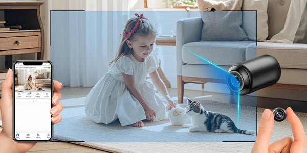 Mini trådløst sikkerhedskamera