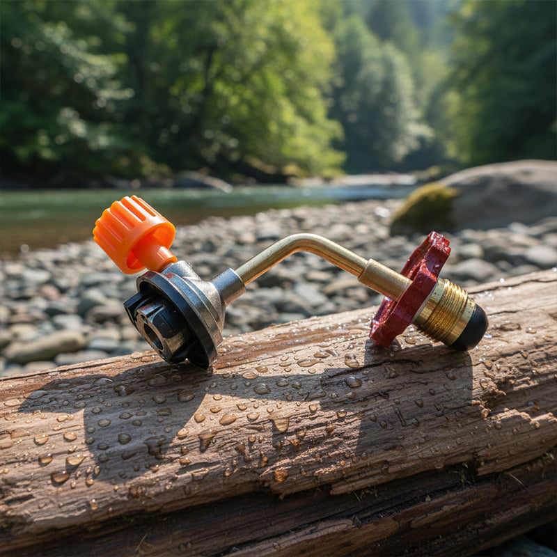 Gasflaske-påfyldningsadapter (til camping)