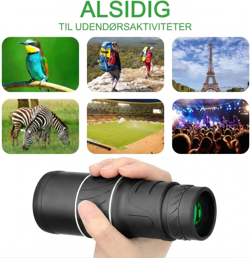 Professionel monokikkert 16×52 – HD optisk zoom