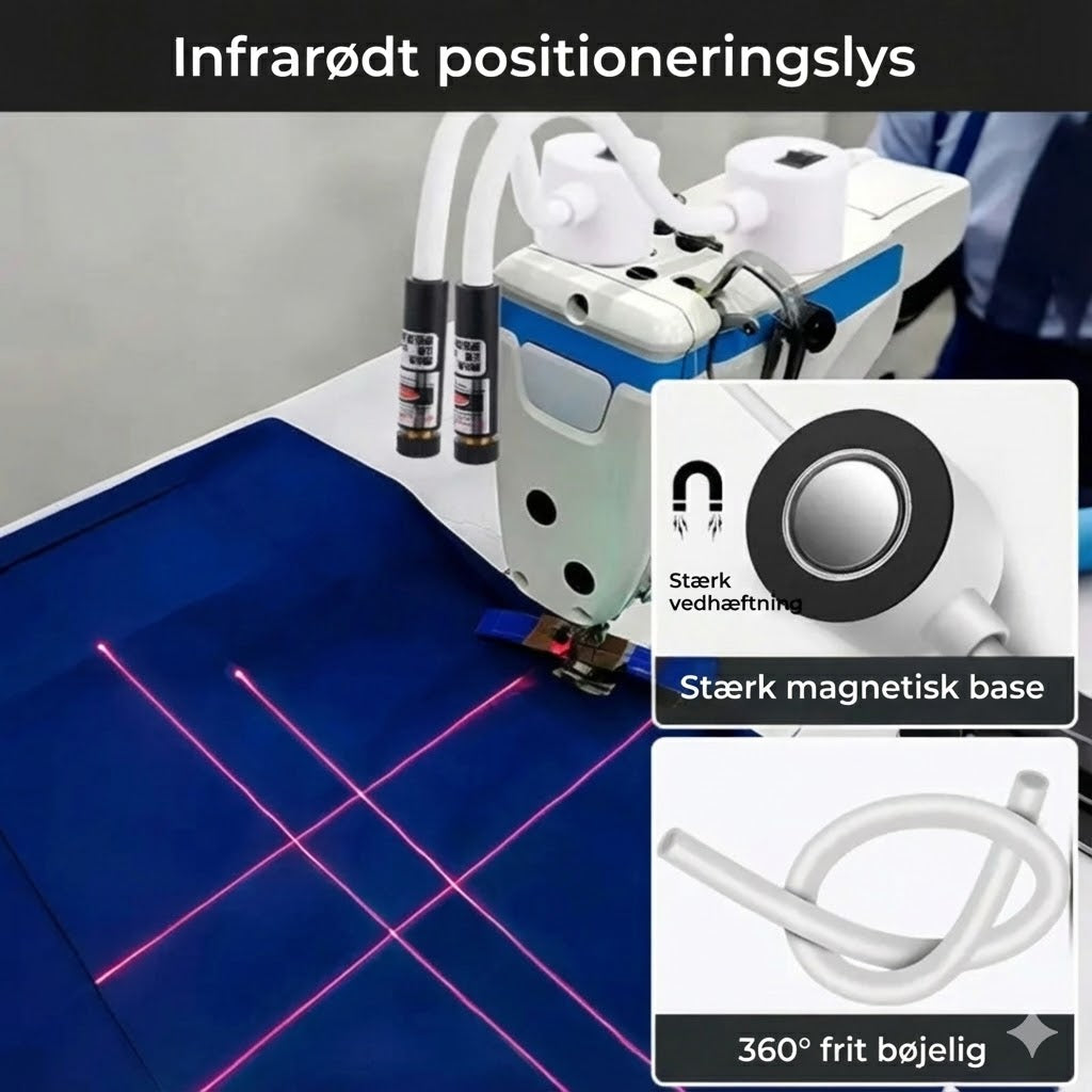 StitchLaser™ laserstyr til symaskine – til lige syning