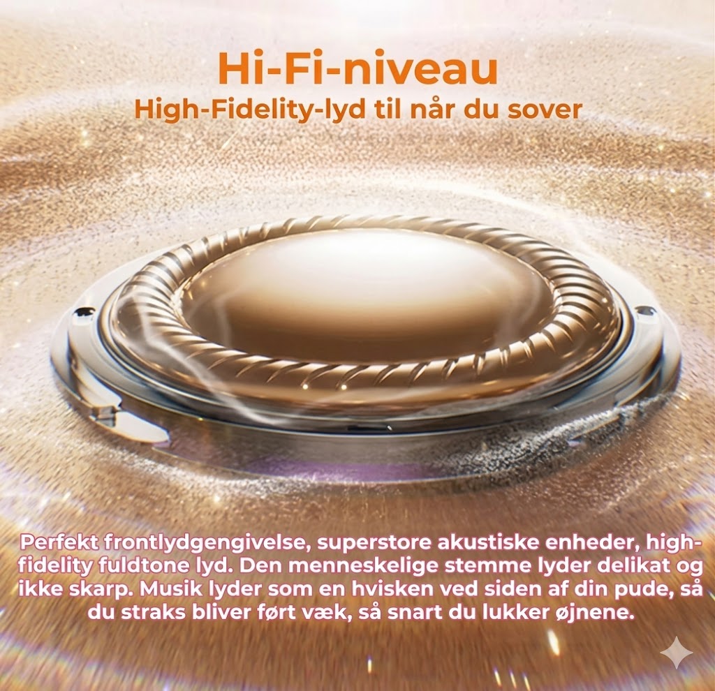 Ultratynd Bluetooth-søvnhøjttaler (11 mm) – Ideel til sidesovere – Trådløse søvnhøretelefoner