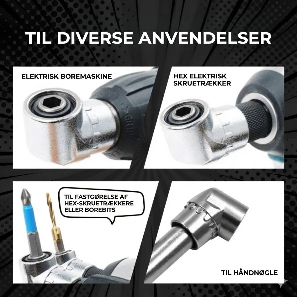 Sæt med 2 vinkelbor