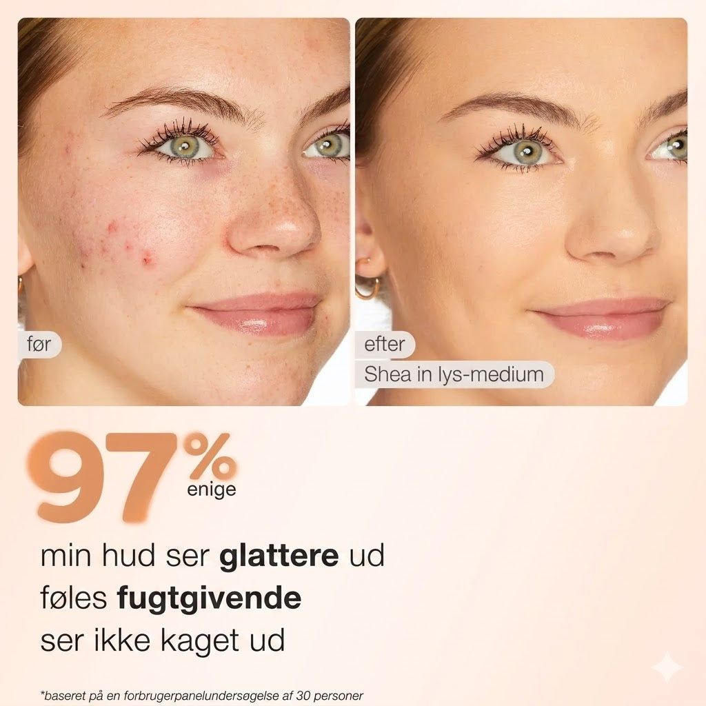 Fugtgivende BB-creme med SPF 30 for en naturlig glød