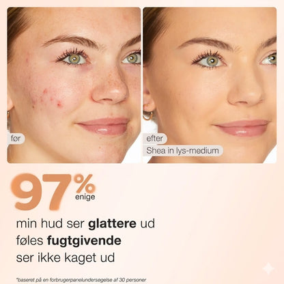 Fugtgivende BB-creme med SPF 30 for en naturlig glød