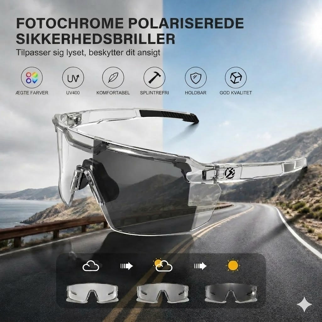 Cykelbriller - Solbriller med adaptive linser