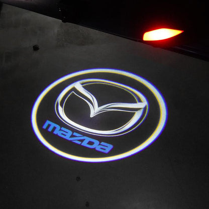 LED bildør-logo-projektor (sæt med 2 stk.)