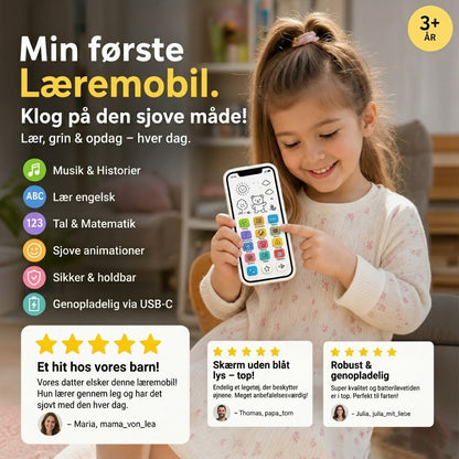 🔥📢 50% RABAT📱 Lærings-smartphone til børn | Læring gennem leg, øjenvenligt design – Det ideelle valg til indlæring ✨👶
