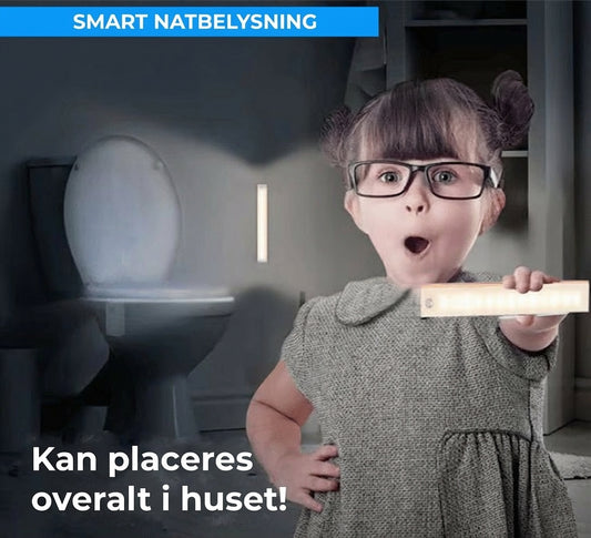 LED-lampe til hjemmet med bevægelsessensor og tre farvetemperaturer