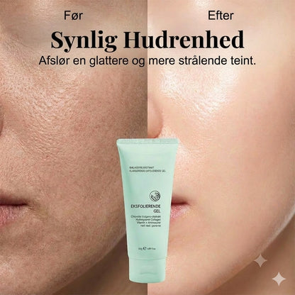 Eksfolierende gel med urteekstrakter