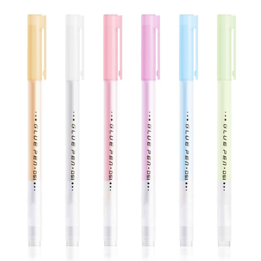 Limpen med fin spids – præcisions lim til scrapbooking og kortfremstilling (6-pak)