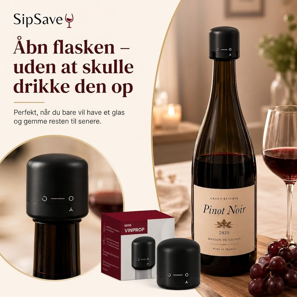 SipSave – Vin- og champagne-propper