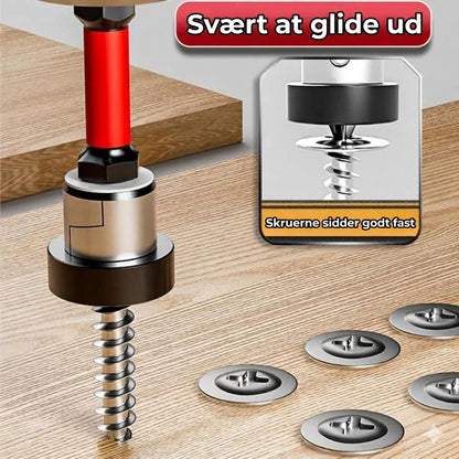 Magnetisk skruebits af S2-stål med dybdestop