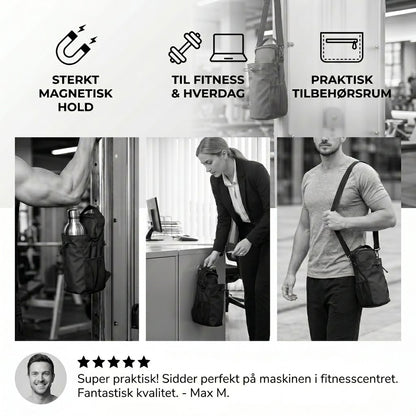 🧲Magnetisk flaskeholder med stærkt sug – Perfekt til fitness og hverdagsbrug🏋️