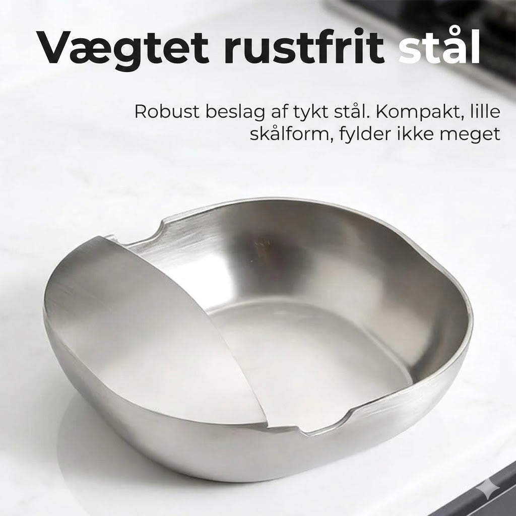 Luksus skeholder i rustfrit stål til køkkenbord – Suppeskeholder af høj kvalitet