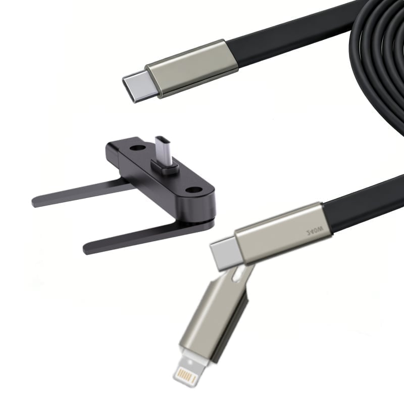 Ultrastærkt 240W USB-C-kabel – 360° roterende stik