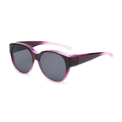 🕶 Nye oversize cat-eye solbriller – Polariserede glas & UV400-beskyttelse