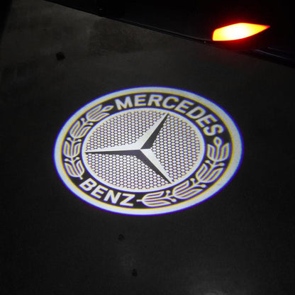 LED bildør-logo-projektor (sæt med 2 stk.)