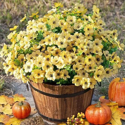 UV-bestandige kunstige blomster – 4-pak