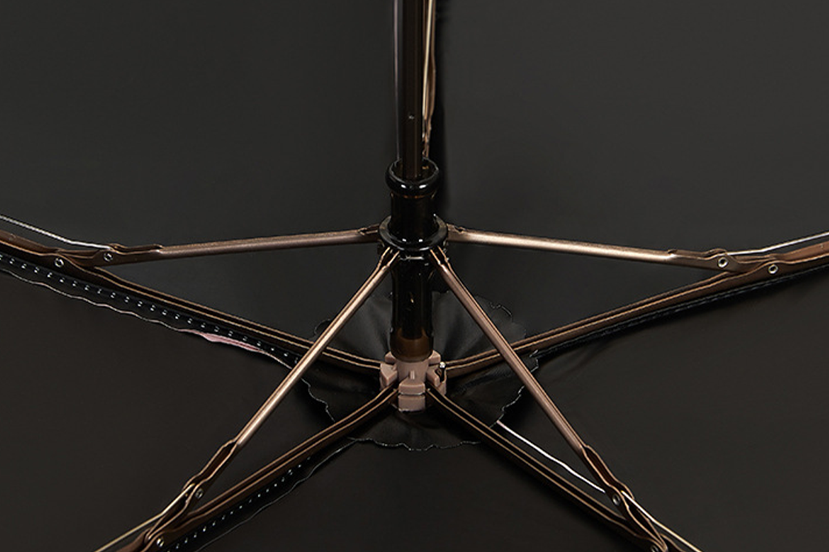 Ultralet kulfiberparaply – UV-beskyttelse (sort belægning), sol- og regnbeskyttelse ☂️