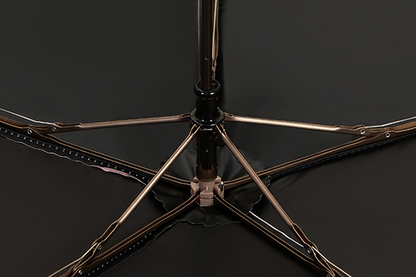 Ultralet kulfiberparaply – UV-beskyttelse (sort belægning), sol- og regnbeskyttelse ☂️
