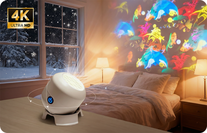 Roterende LED-projektorlampe – dynamisk stemningsbelysning