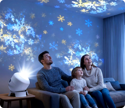 Roterende LED-projektorlampe – dynamisk stemningsbelysning