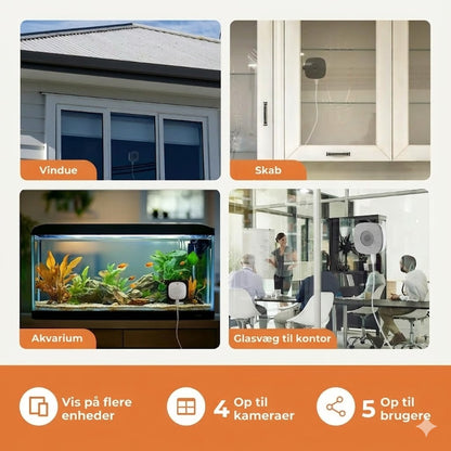 [2K Ultra HD] Smart WiFi-sikkerhedskamera