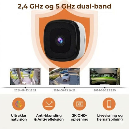 [2K Ultra HD] Smart WiFi-sikkerhedskamera