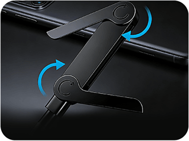 Foldbar standard opladningsadapter