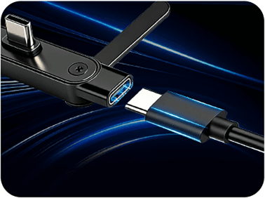 Foldbar standard opladningsadapter