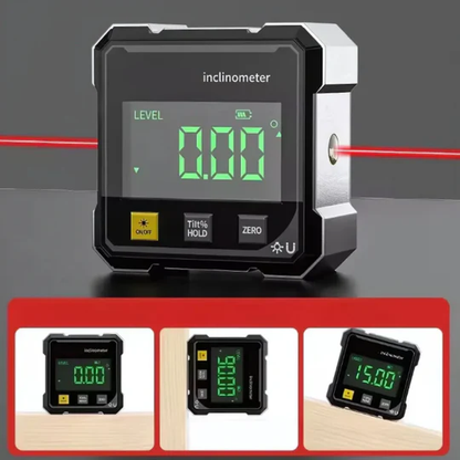 Digital lasergoniometer med magnet