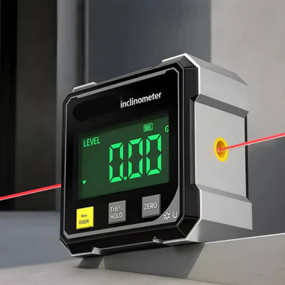 Digital lasergoniometer med magnet