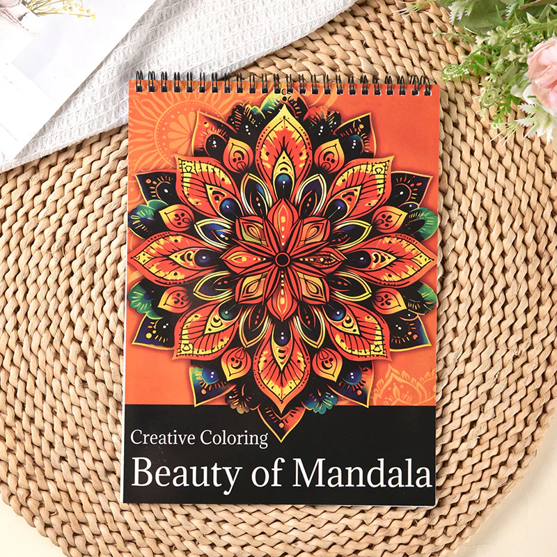 Meditation farvelægningsside
