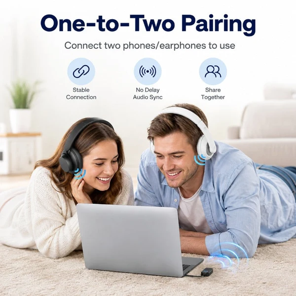 2-i-1 Bluetooth sender og modtager