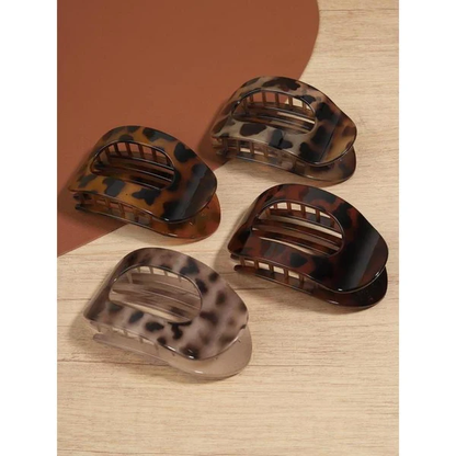 Ensfarvet hårklemme