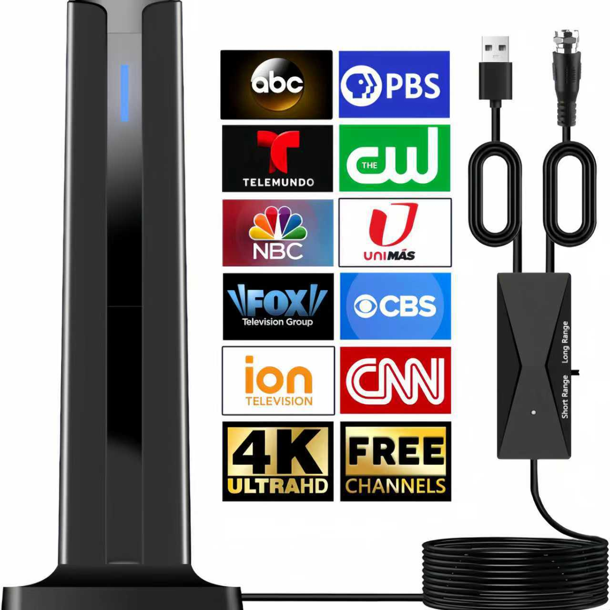 4K / 1080P indendørs HD TV-antenne