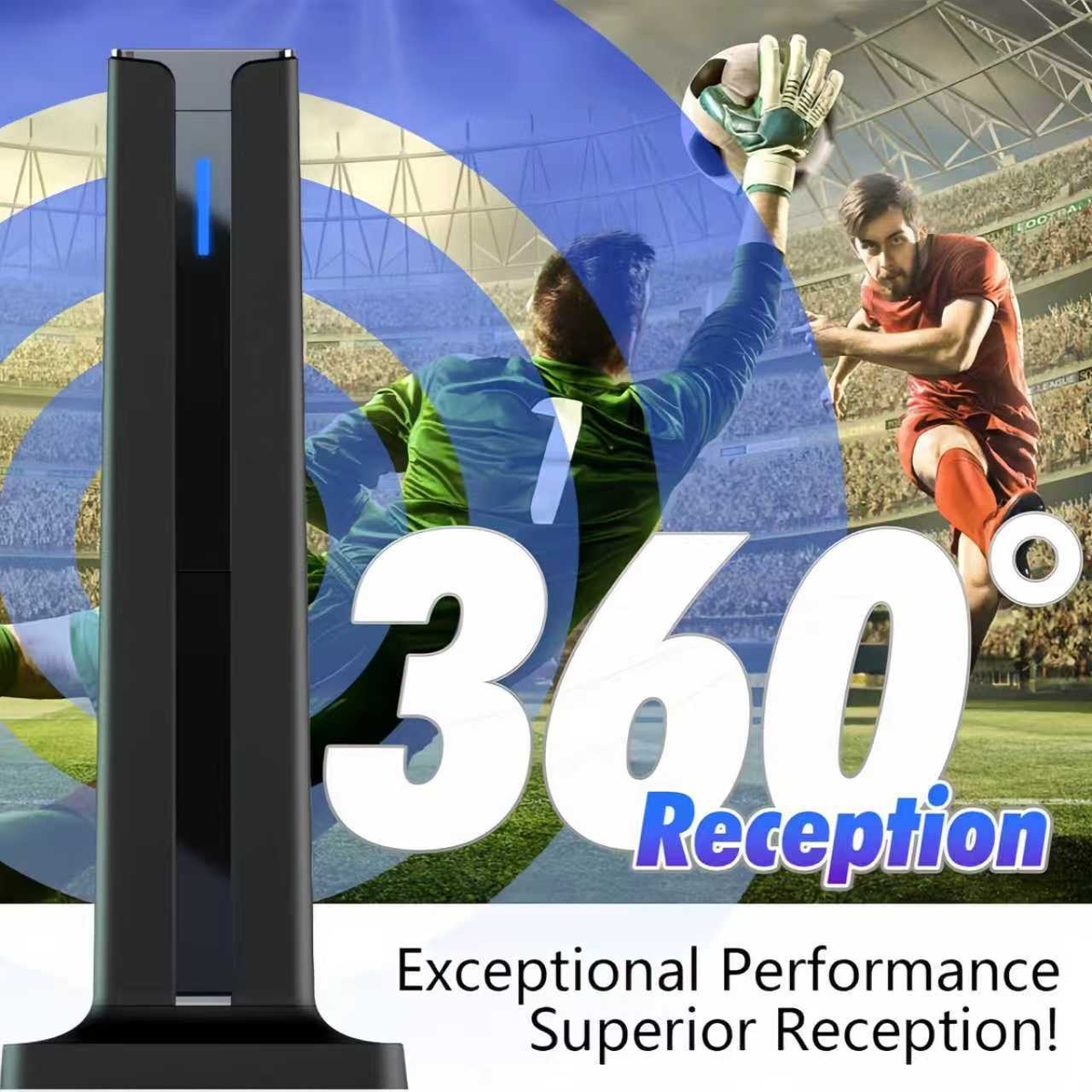 4K / 1080P indendørs HD TV-antenne