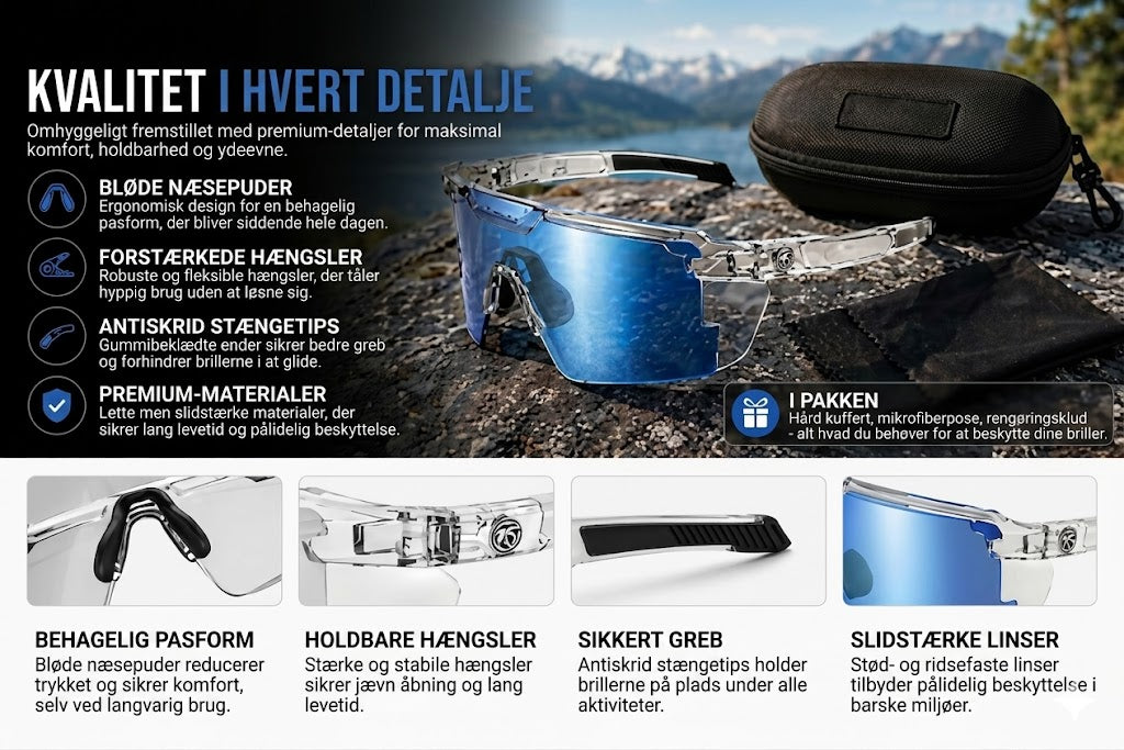 Cykelbriller - Solbriller med adaptive linser