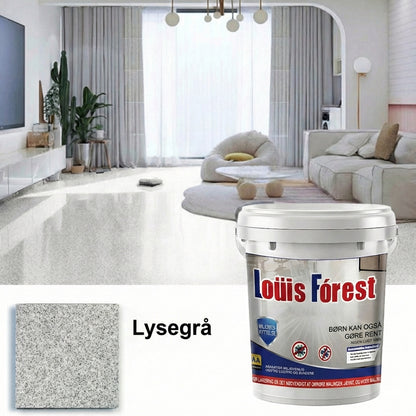 Epoxygulv med marmoreffekt – højglans gulvbelægningssæt (ridsefast og vandtæt)