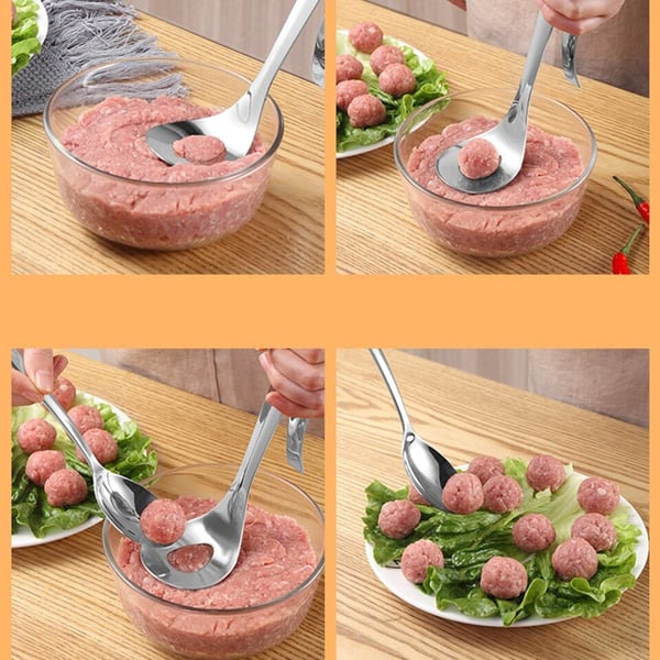 Kødbolleform i rustfrit stål