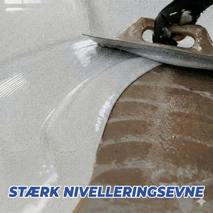 Epoxygulv med marmoreffekt – højglans gulvbelægningssæt (ridsefast og vandtæt)