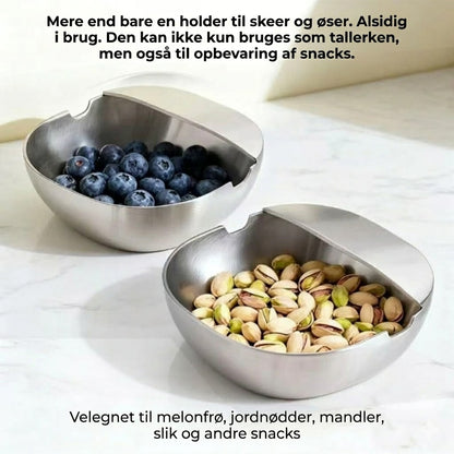 Luksus skeholder i rustfrit stål til køkkenbord – Suppeskeholder af høj kvalitet
