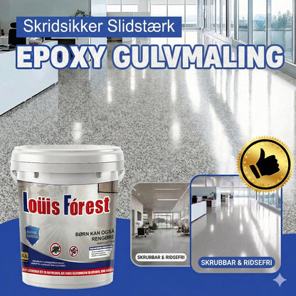 Epoxygulv med marmoreffekt – højglans gulvbelægningssæt (ridsefast og vandtæt)