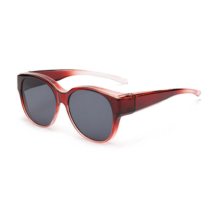 🕶 Nye oversize cat-eye solbriller – Polariserede glas & UV400-beskyttelse