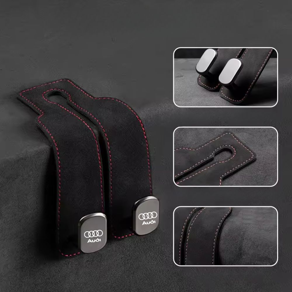 Dobbelthoved nakkestøttekrog med logo