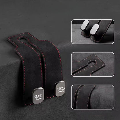 Dobbelthoved nakkestøttekrog med logo