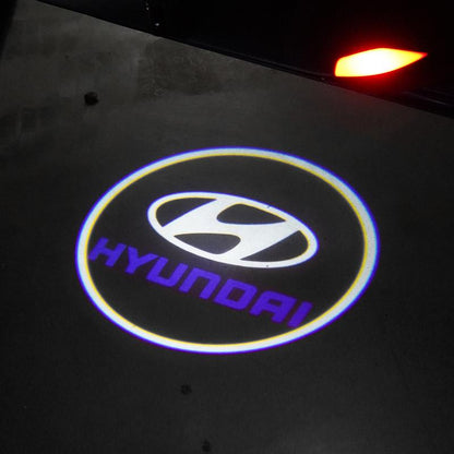 LED bildør-logo-projektor (sæt med 2 stk.)