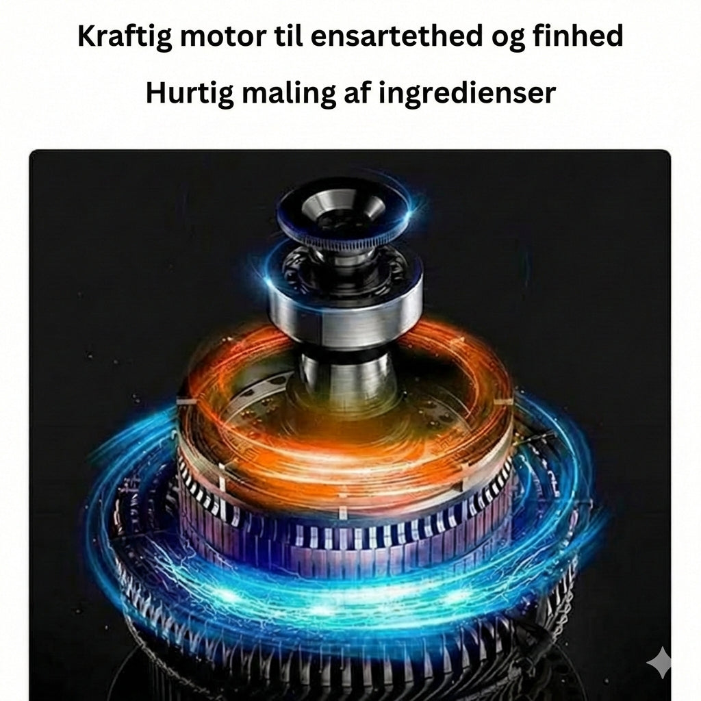 Elektrisk kaffe- og krydderikværn – kværn i rustfrit stål til kaffe, nødder og frø (kompakt)